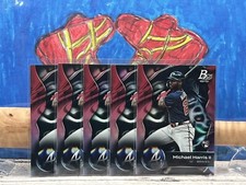 (5) MICHAEL HARRIS ll🔎Premium Lot🔍 '23 Bowman Platinum BCW Slvz Braves(AR-237)