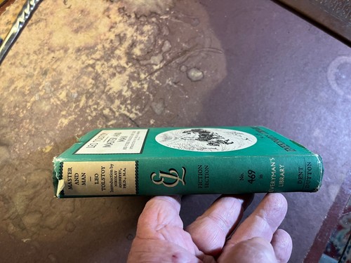 Master And Man and Other Parables Tolstoy Everyman's Library #469 1959