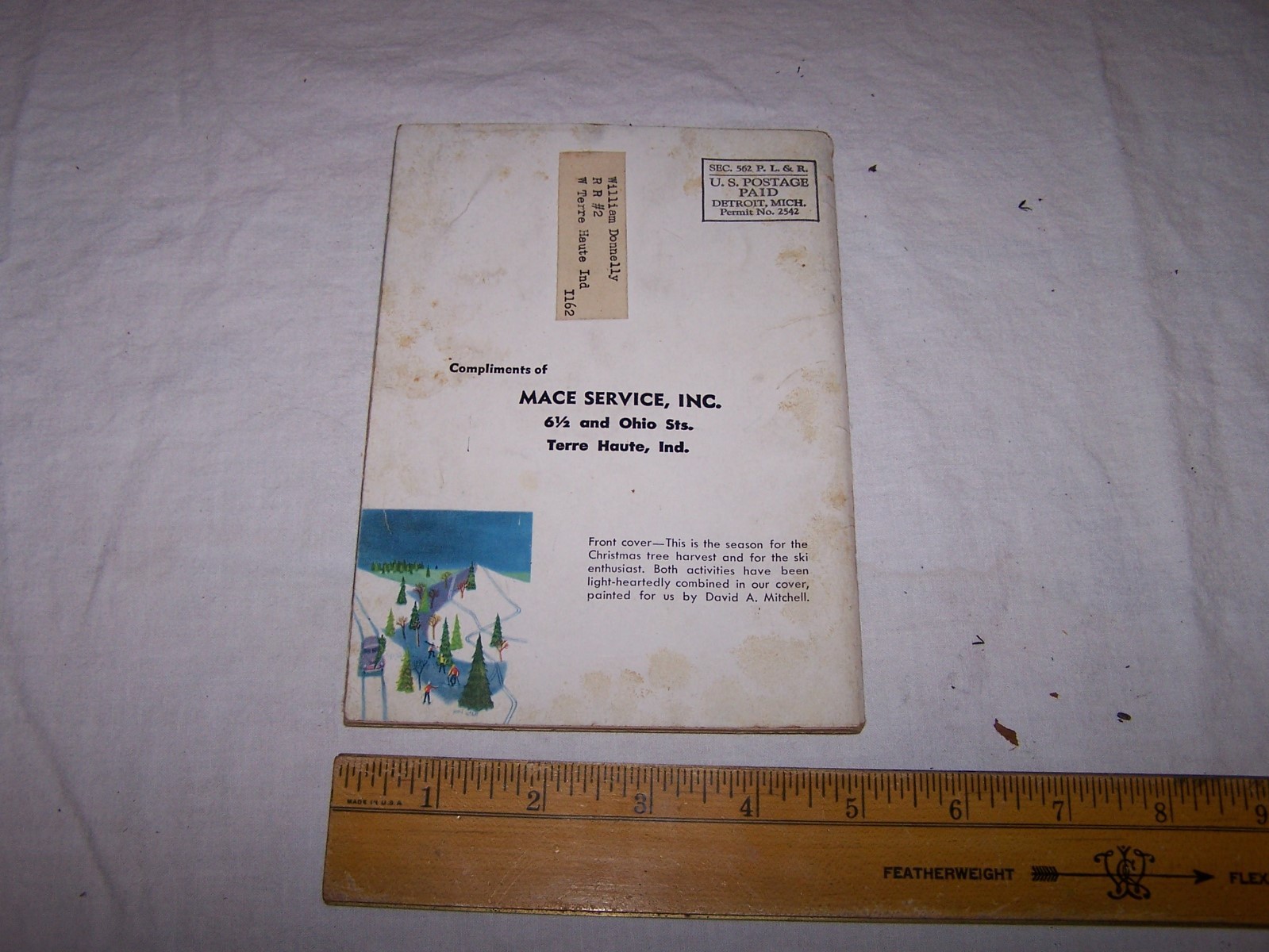 1947 MACE SERVICE Ford Times TERRE HAUTE INDIANA eBay