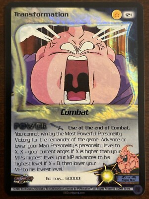 DBZ CCG Transformation HOLO FOIL Rare 121 LIMITED Dragon Ball Z