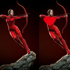 1/24 1/18 Katniss Hunger Game Unpainted Unassembled 3D Printing Model Garage Kit