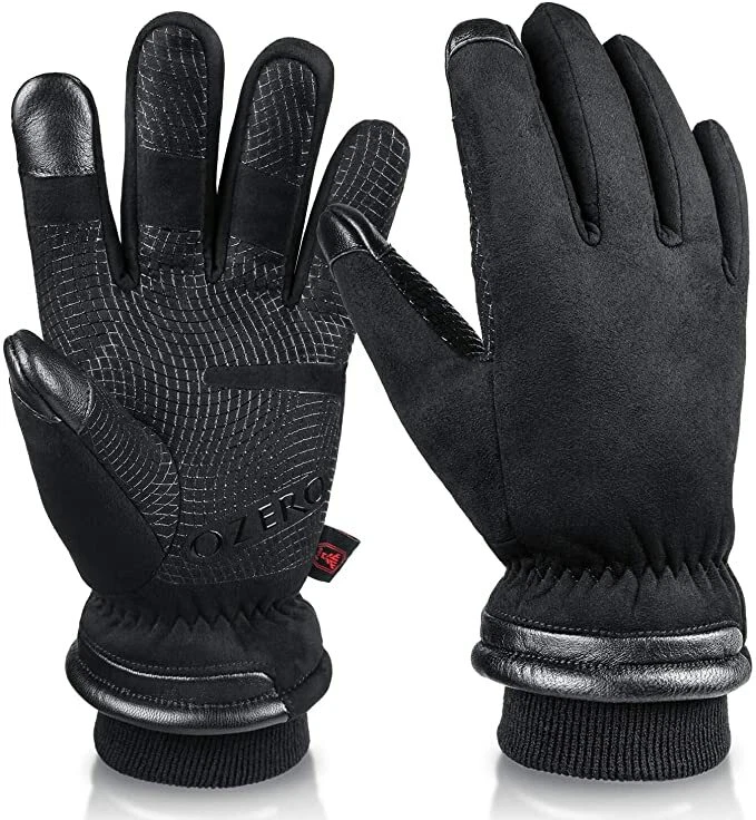 OZERO Waterproof Winter Gloves Men Women -30 ℉ Cold Proof Touchscreen Black MED
Opens in a new windo