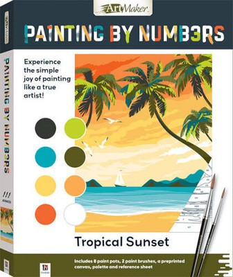 (New Jan) Art Maker Paint by Numbers: Tropical Sunset (unit 3)