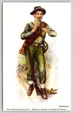 Military~Infantryman Painting WL Sheppard~Vintage Postcard