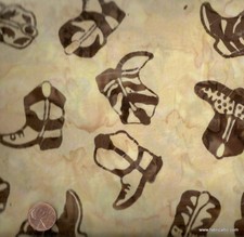 Fandango cream brown western cowboy boots bat...