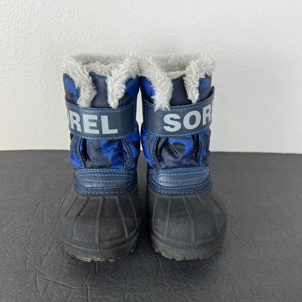Botas impermeables aisladas forradas de comandante de nieve camufladas para bebés/niños pequeños SOREL talla 6 Foto 4 de 4