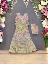 Traditional Girls Lehenga Choli Set Ethnic Wear for Kids-020