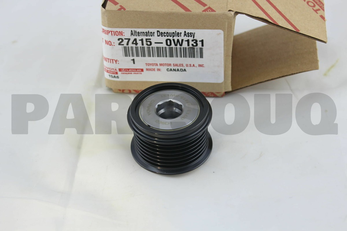 274150W131 Genuine Toyota PULLEY, ALTERNATOR W/CLUTCH 27415-0W131 