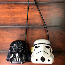 1994 Star Wars DARTH VADER  STORMTROOPER Walkie Talkies UNTESTED