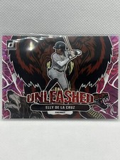 2023 Donruss Pink Fireworks Unleashed Elly De La Cruz Rookie RC Reds