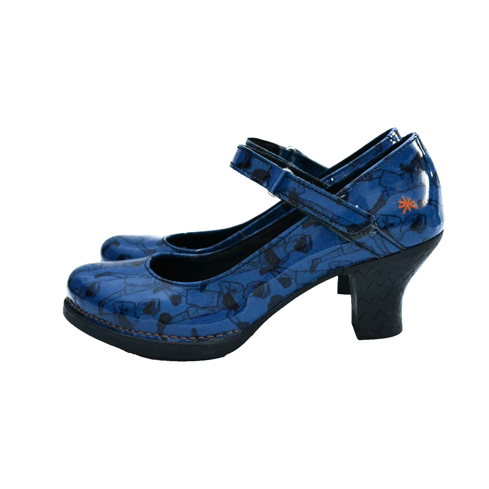 Tacones superiores de goma geométricos para mujer