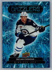 2022-23 Upper Deck Extended Series - Dazzlers Declan Chisholm #DZ-148 Blue (RC)