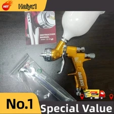 Devilbiss GTI PRO LITE Gold TE20 Spray Gun - 1.3mm Nozzle for Car Paint NEW