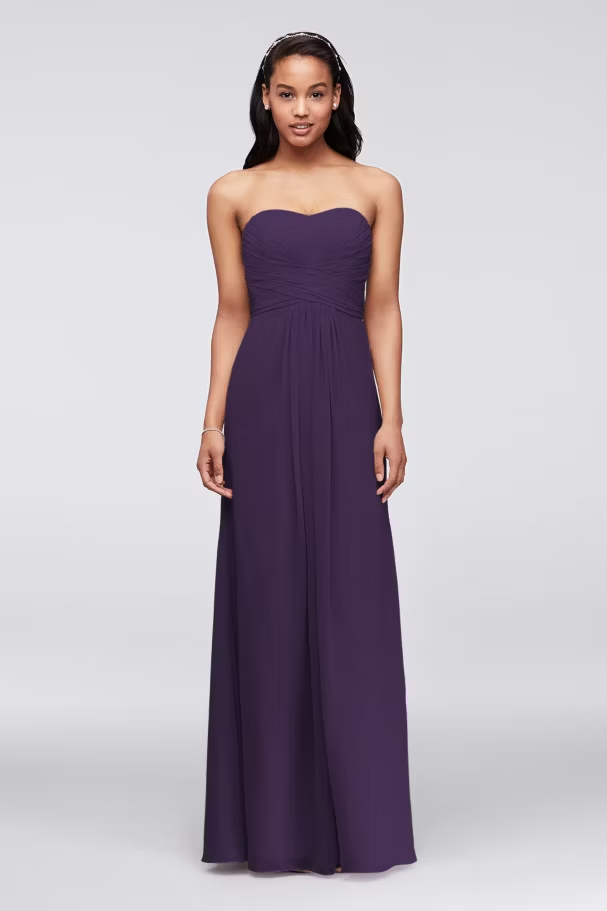 chocolate brown dress satin maxi slip 'Serene' – Serena Silueta Champagne Vinaigrette gowns Size:Us Size 24W 86 cm WAIST 23