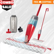 O-Cedar ProMist MAX Microfiber Spray Mop, Machine Washable, Comfort Grip Handle.