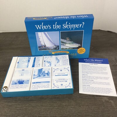 Who's The Skipper Nautical Game Sailor's Strategy Nauti-Benders Penchant Yacht