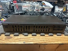 Vintage Technics SH-8038 7-Band Stereo Graphic Equalizer Black