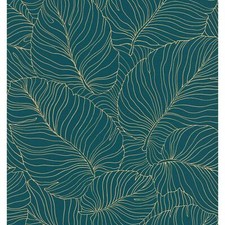 Image of Grandeco Isa Banana Leaf Wallpaper Botanical Leaves Textured - Choose Colour