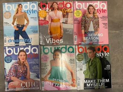 6x x Burda Style magazine /2024: Patterns new