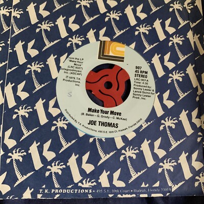 JOE THOMAS Make Your Move 7'' TK Records 1979 USA Free UK Postage