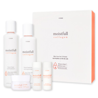 [ETUDE HOUSE] Moistfull Collagen Skin Care Set (2 Kinds)/ Korean Cosmetics