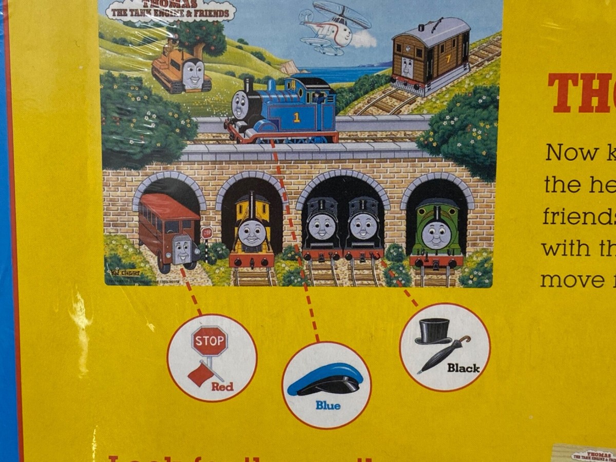 Vintage Thomas The Tank Engine & Friends Wood Puzzle 1999 Britt