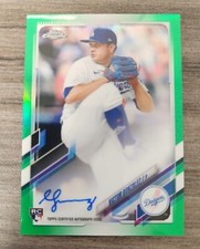 2021 Topps Chrome Green Refractor Victor Gonzalez Rookie Auto Serial #'d 13/99