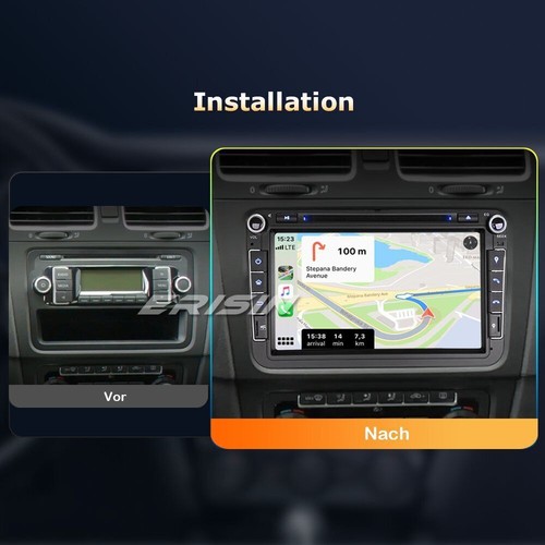8-Kern Android 13 Autoradio GPS Für VW Golf Passat Caddy Tiguan Jetta Seat Leon - Bild 20 von 23