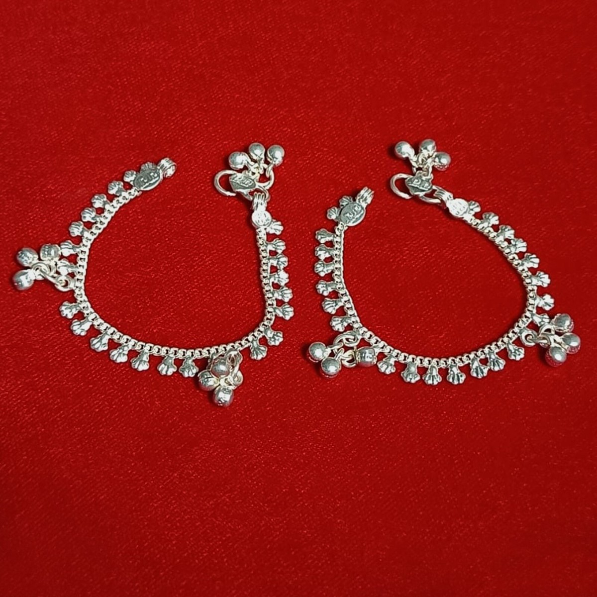 Handmade Silver Baby Anklet Payal Ankle Bracelet Silver Baby