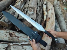 Gladious Sword:  20" Long Blade Hand forged spring Steel Fighting Sword 27"