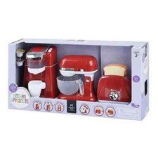 NEW KIDS 3 MEMBER'S MARK 3 PIECE GOURMET KITCHEN APPLIANCE PLAYSET - RED 2023