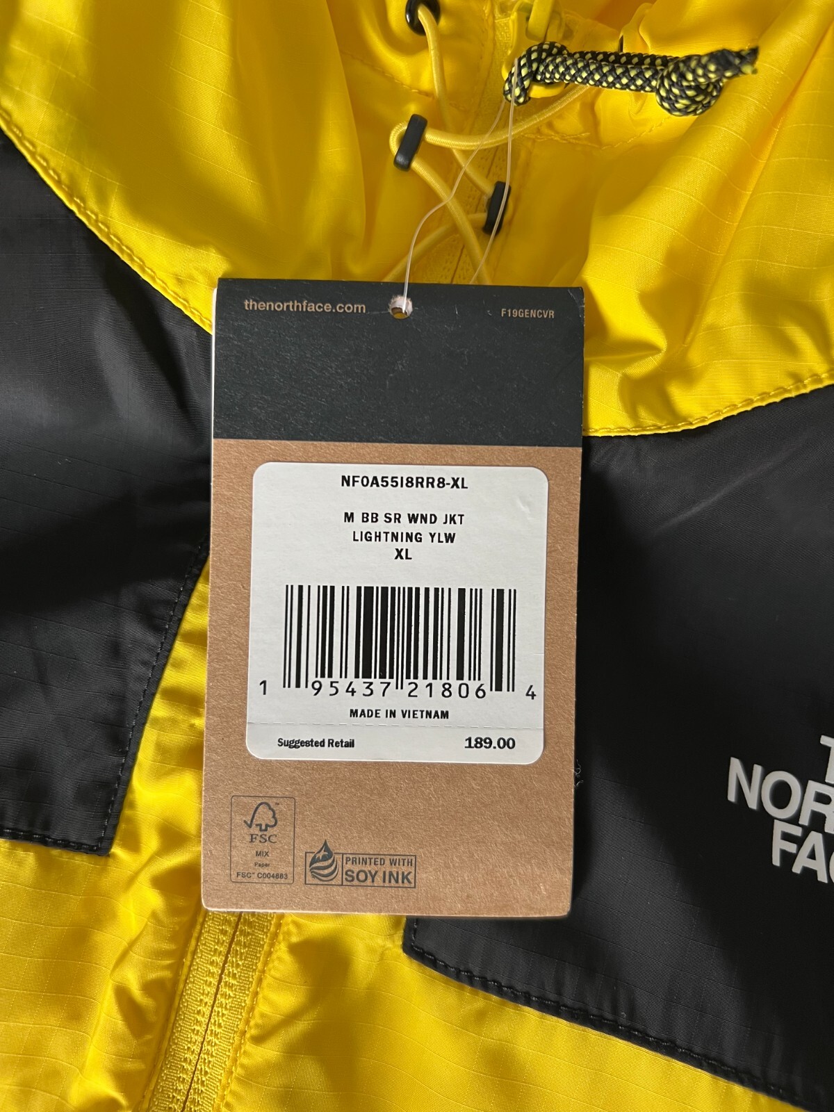 The North Face Black Box Search and Rescue Wind Jacket - Size XL - NEW thumbnail 7