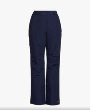 Lands' End Squall Insulated Waterproof Snow Ski Pants Size XS Deep Sea Navy NWOT