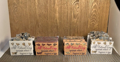 Soap Bundle Bulk Clearance Handmade 3 pounds of Soap Bars Unscented Dye Free