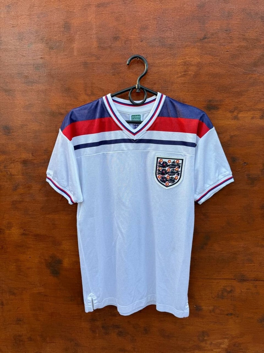 ENGLAND NATIONAL TEAM 1980/1983 HOME FOOTBALL SHIRT SCORE