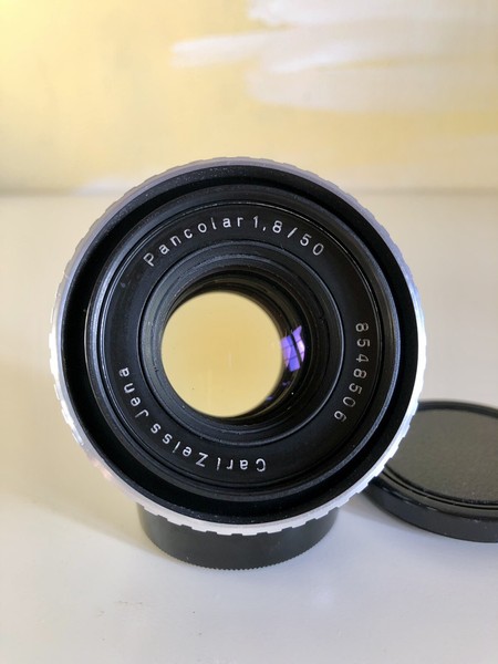 Zeiss Pancolar 50mm f1.8 M42 Zebra Thorium Yellow Glass
