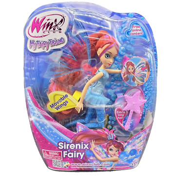 Rainbow Winx Club My Fairy Friend Sirenix Bloom Doll w/ Moveable Wings NEW
