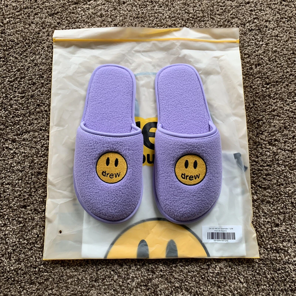 NEW Drew House Justin Bieber Mascot Slippers