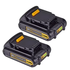 2Pack For DEWALT DCB207 20V 20 Volt Max Lithium-Ion 3.0Ah Compact Battery DCB203
