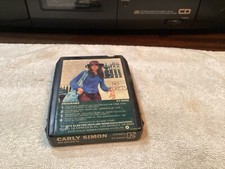 Carly Simon No Secrets 8 Track Tape PLAY TESTED ET-85049 1972