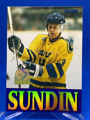 1995 Semic Globe #258 Mats Sundin Special Team Sweden Hall of Fame