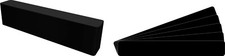  100 12" Record Shelf Index Divider Cards - 2" x 13-3/4" - Black Standard 40mil