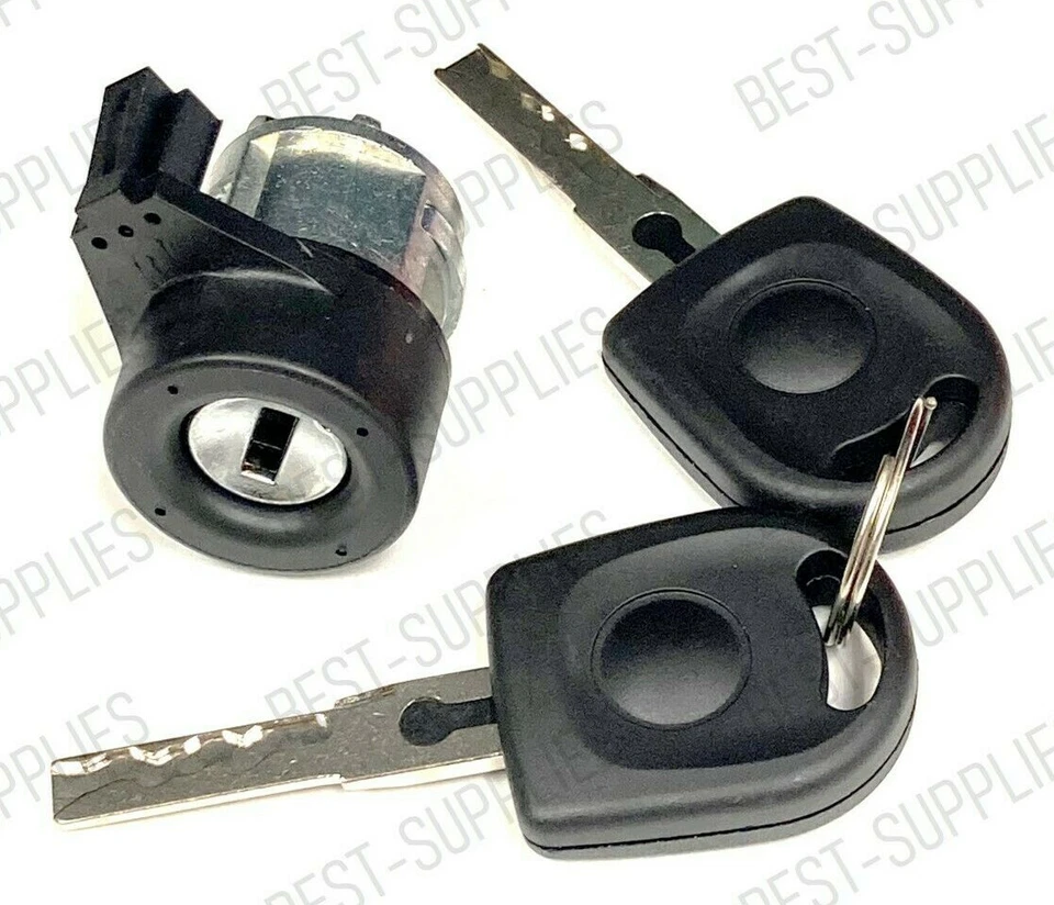 IGNITION LOCK CYLINDER SWITCH WITH KEYS for Volkswagen Beetle Golf Jetta Passat - Image 2 of 4
