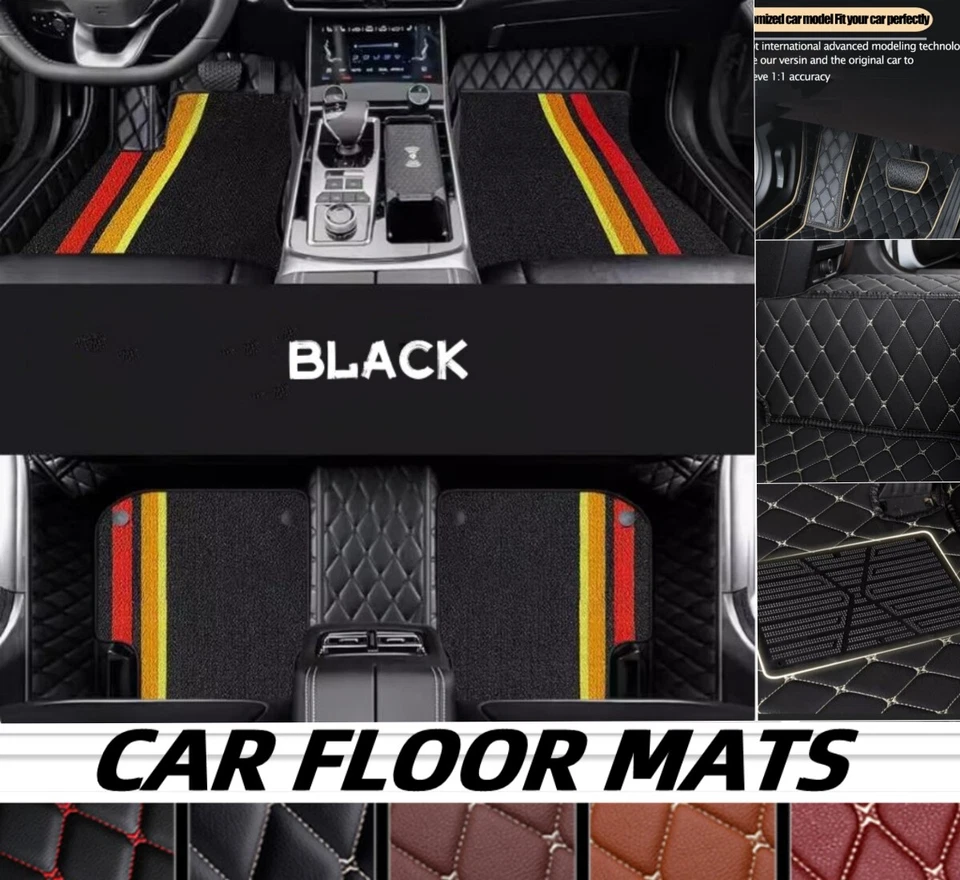 Car Floor Mats For Ferrari All Models Double Layer Carpet Dustproof Custom Liner - Imagem 3 de 4