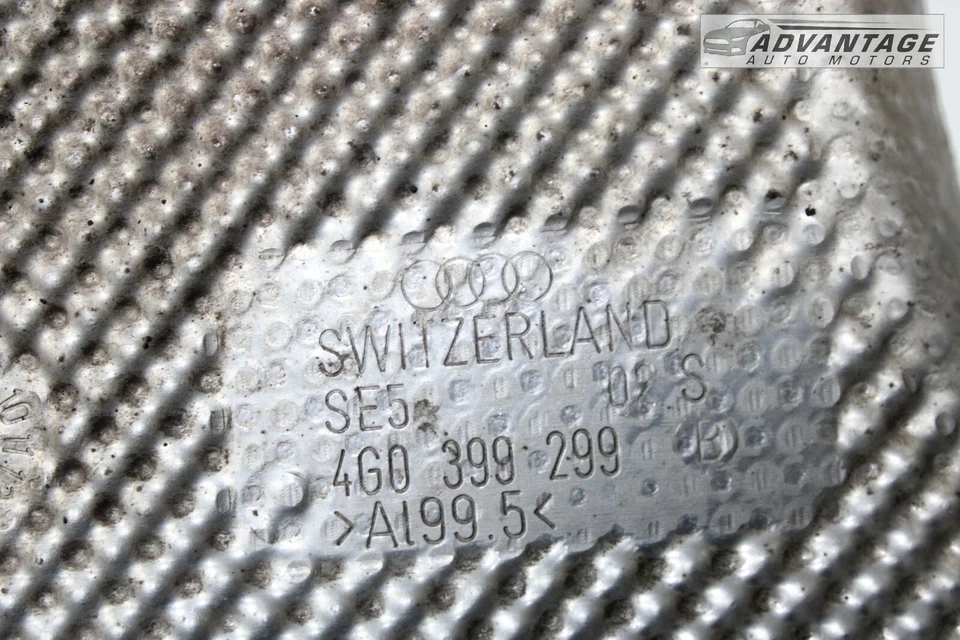 2012-2018 AUDI A7 QUATTRO LEFT ENGINE TRANSMISSION REAR HEAT SHIELD COVER OEM - Image 4 of 4