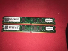4GB = 2 x 2G Transend PC2-6400 800mz 240 Pin DIMM  Memory RAM