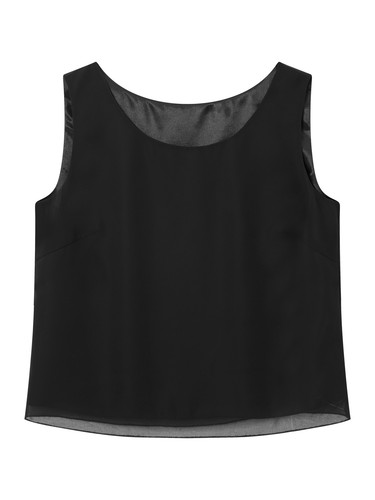 Mujeres Cuello Redondo Chaleco Prendas para el torso Verano Chifón Capa Camiseta sin mangas Suelta Calce Camisetas - Imagen 25 de 109