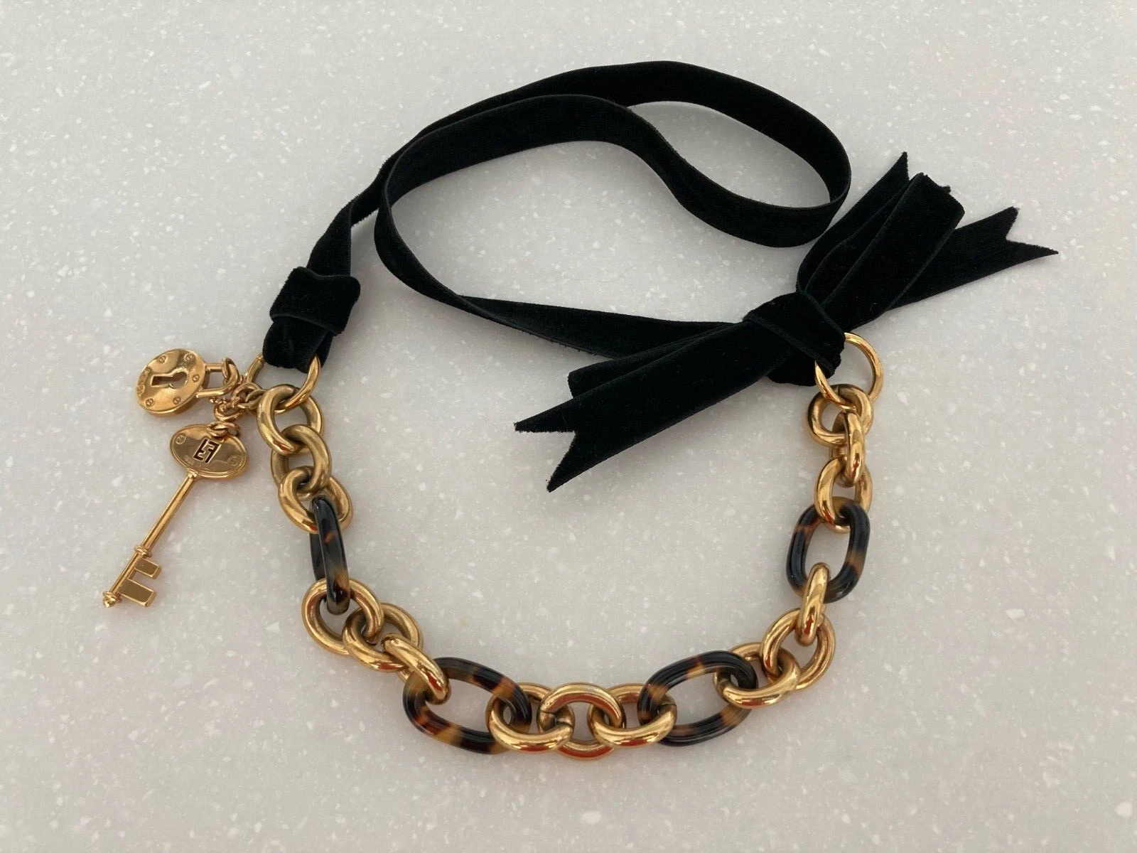 FENDI Collana Catena chiavi e serrature