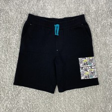 Star Wars Official Sweat Shorts Boys Youth Size Large Drawstring Black