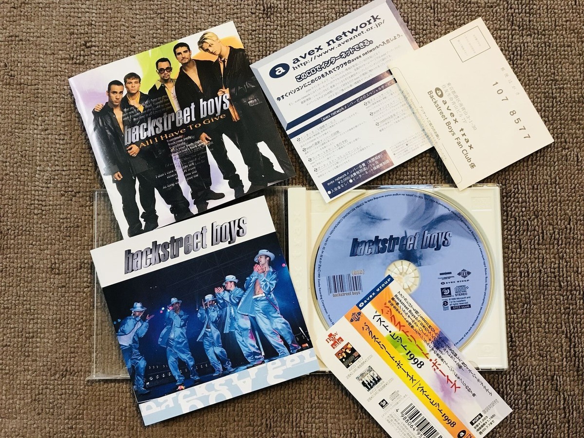 Backstreet Boys: All I Have To Give Single 1998 OBI Japan